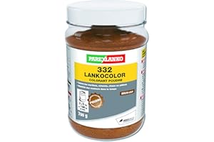 Parexlanko, 332 LankoColor, Colorante en polvo para morteros, cementos, cal o yeso, Marrón claro, 700 g