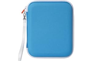 Card Case Holder Binder Album for Yoto Card Carrier Storage Organizer, Portable Folder with Zipper Strap for Audiobook Cards Nice Blue 120-Pocket