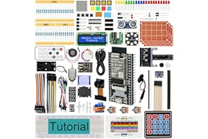 ‎FREENOVE Freenove Ultimate Starter Kit for ESP32-WROVER (Included) (Compatible with Arduino IDE), Onboard Camera Wireless, Python C, 814-Page Detailed Tutorial, 240 Items, 127 Projects