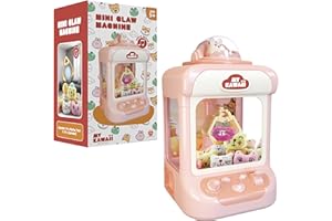 LEFTFIELD TOYS My Kawaii - Mini Claw Machine - Cute Pink Rabbit Design - Interactive Toy Crane Game for Kids - Ideal for Birthdays, Parties, and Gifts