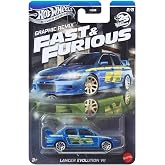Hot Wheels Fast and Furious Graphic Remix Auto LANCER EVOLUTION VII - Model Cast &Ouml;l&ccedil;ek 1:64 - Uzunluk 7 cm - JBY47