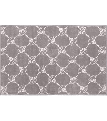 Joop! Tapis De Bain New Cornflower 60x90 Cm - Coton Anthracite, Antidérapant, Design élégant