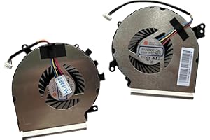SYW·PCPARTS HK-Part Fan for MSI GE62MVR GE72MVR 7RG MS-16JC MS-179C CPU + Gpu Cooling Fan Set GTX1070