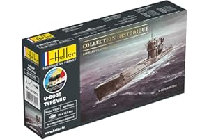 heller Maquette sous-Marin : Collection Historique : Starter Kit : U-Boot Type VII C