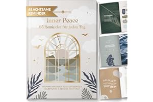 ‎LEBENSKOMPASS Lebenskompass® Inner Peace 65 Reminder für jeden Tag Inspirationsbuch für gute Gedanken, Manifestieren, Selbstliebe und Achtsamkeit