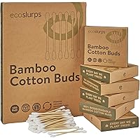 100Pcs Bamboo Cotton Buds Wood Natural Bodegradable Cotton Swabs Qtps Ear Buds | EBay - View #9