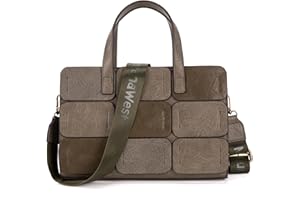 Montana West Leder Satchel Bag Tote Handtasche Schulter Geldbörse für Frauen Crossbody Tasche