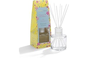 Hassett Green London Fragrance Oil Reed Diffuser - 100ml Glass Bottle with 8 Fibre Reeds - Honeysuckle & Jasmine