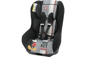 NANIA Silla de coche para Bebe MAXIM grupo 0/1 (0-18kg) -Made in France - Mickey first