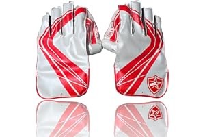 STC SPORTS College Tennis Ball Wicket Keeping Gloves for Mens & Youth (Multi Colour)