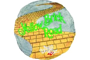 Spoontiques - Garden Décor - Yellow Brick Road Stepping Stone - Decorative Stone for Garden