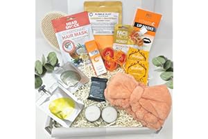 PAMPER ISLAND SPA DAY Ultimate Pamper Gift for Women, Pamper Hamper, Spa Gift Box, Gift Set for Woman, Self Care Gift Set, Pamper Box, Pamper Set for Women Gifts, Mother's Day Gift (Original)