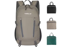 Tomule Mochila Trekking Senderismo Impermeabile Deporte Montana Bicicleta Playa Portatil Plegable Bolsa Viaje Accesorios Trabajo Hombre Trail Mujer Regalo Para Gimnasio Infantil 25L