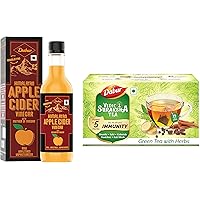 Dabur Himalayan Apple Cider Vinegar with Mother of Vinegar | Raw , Unfiltered , Unpasteurized - 500 ml and Dabur Vedic…