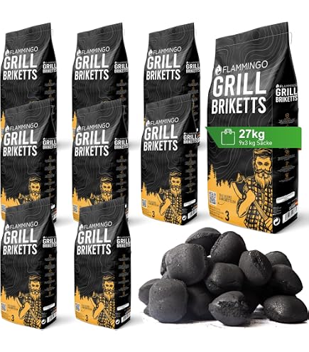 proFagus - Grillis Holzkohlebriketts - 2,5kg : Amazon.de: Garten