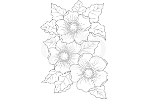 Woodware Tampon Encreur Singles Scented Blooms - Tampon en Photopolymère Transparent, Socle en Acrylique - Accessoire pour Carterie, Scrapbooking, Journal, Loisirs