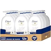 Dove Deep Hydration Liquid Hand Soap with 5 Moisturizers for All Skin Types, Pack of 12 x 250 ml