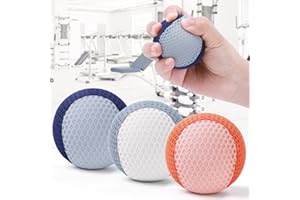 Peradix Stress Balls for adults and Kids | Hand Grip Strengthener Trainer 3 Pack | Hand Therapy Exercise Balls | Anxiety Stress Relief Finger Resistance Exercise Squeeze Ball