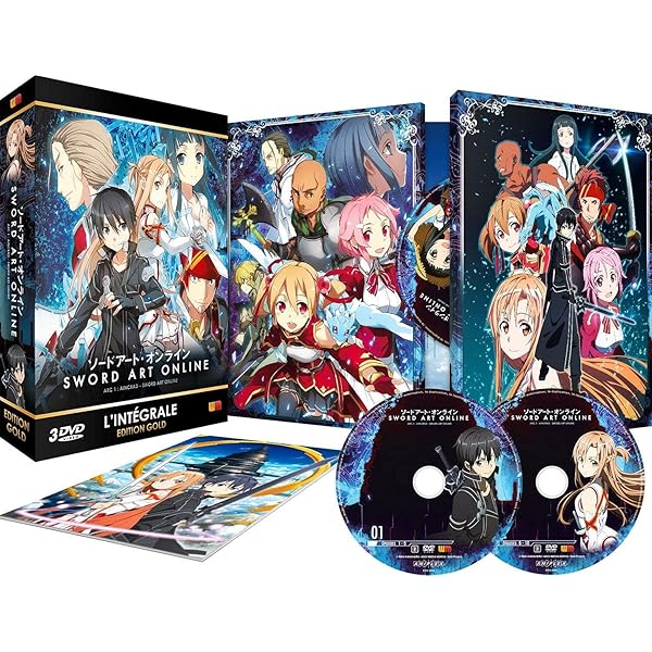 Sword Art Online - Arc 1 (SAO) - Edition Gold (3 DVD + Livret