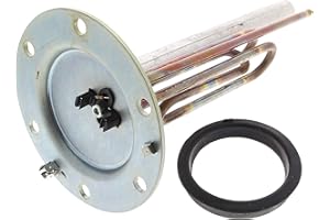 GTAPIECE Résistance blindée 2200w base 6 trous compatible avec chauffe-eau THERMOR, ATLANTIC