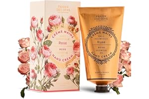 Panier des Sens - Crème Mains pour Peau Sèche Rose – Creme Mains, Hydratant- Avec du Beurre de Karité et de l'Huile d'Olive - Soin des Mains Fabriqué en France - 97% d'Ingrédients Naturels - 75 ml