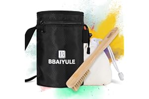 BBAIYULE KIT DE BALISAGE Sac à magnésie Boulder Set Sac à magnésie, Brosse à Bloc, magnésie (en Set et à l'unité)|Sac à magnésie pour l'escalade et Le Bloc
