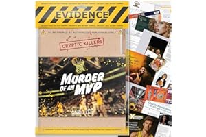 Cryptic Killers Unsolved murder mystery game - Murder of an MVP - Cold Case Files Investigation - Detective clues/evidence - Solve the crime - Individuals, date nights & party groups