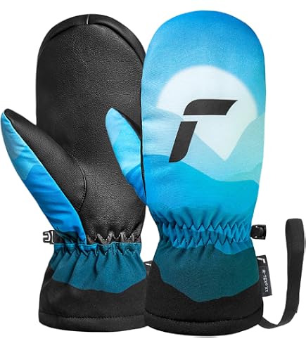 Ziener Levin GTX Mitten Junior: Muffole Da Sci Impermeabili Per Bambini, Gore-Tex, Calde, Taglia 3.5 - 6