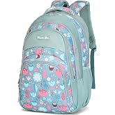 BEAUTY GIRLS BY HOTSHOT FLORAL_1594|SCHOOL BAG|TUTION BAG|COLLEGE BACKPACK|LARGE SIZE|WATER RESISTANT|19 INCH|FOR GIRLS & WOMEN|36 LITERS BACKPACK
