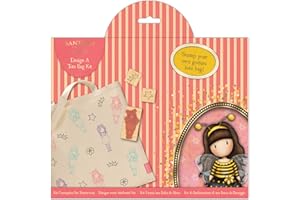 Gorjuss Kit de Bolsa de Mano, Lienzo, Multicolor, Talla única