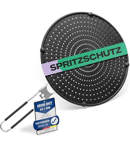 6 Stück Müllentsorgungs-Spritzschutz – Abdeckung Für Küchenspüle, 8 Cm, Schwarz