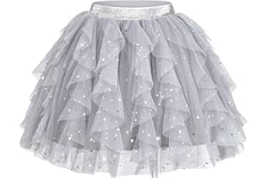 Sunny Fashion Girls Skirt Navy Blue Pearl Stars Sparkling Tutu Dancing Age 4-12 Years