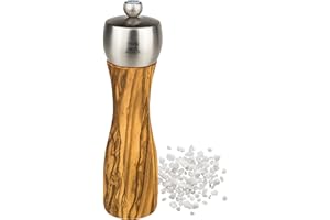 Peugeot Fidji Moulins à Sel, Bois, Olivier/Inox, 20 cm (33835)