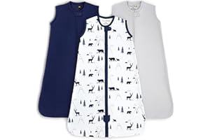 Mama Cheetah Śpiwór niemowlęcy, bawełna ekologiczna, przenośny kocyk dziecięcy, śpiwór z 2-kierunkowym zamkiem błyskawicznym, całoroczny, dla małych dzieci, chłopców, dziewczynek, noworodków