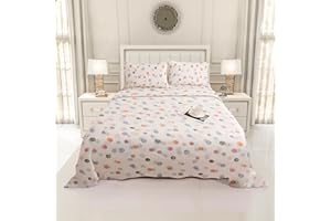 BESCH Juego de Sábanas Pirineo Termica 4 Piezas para Cama de 150 - Sábanas Polar para Invierno Cama Matrimonio | Bajera Ajustable 150x190/200+30cm, Encimera de 230x270cm y 2 Fundas Almohada 45x70cm