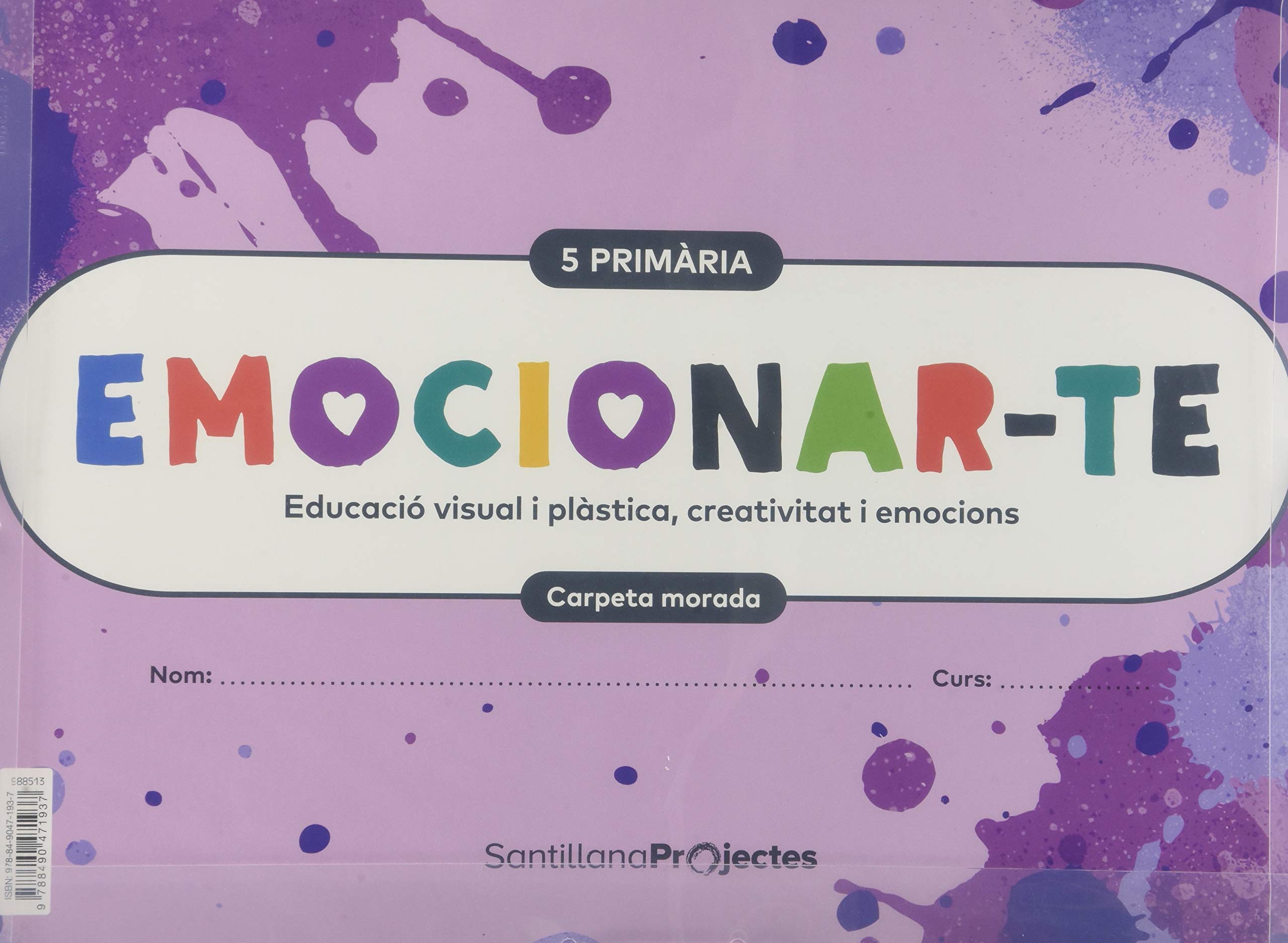 CUADERNOS Y FICHAS EMOCIONARTE VIOLETA 5 PRIMARIA