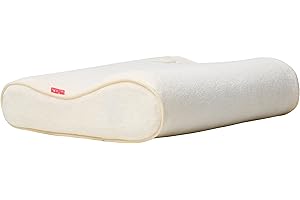 Cuski Kids Orthopedic Pillow with Bamboo Slip, Cream
