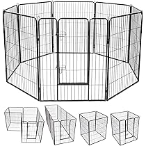 Recinto Per Cuccioli LOVPET - Griglia Esterna Con Porta, Per Cani, Gatti, Conigli - Foto 7