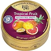 Cavendish &amp; Harvey Tropik Meyveli Şekersiz Şeker 175g 1 kutu