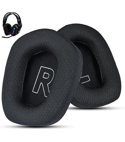 Geekria Kopfband-Polster Aus Netzstoff - Ersatz Für Logitech G733 & G335 Headset, Bequem & Atmungsaktiv