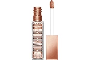 NYX Professional Makeup Fards à Paupières Liquide, Longue Tenue 12h, Sans Résidus & Sans Chutes, À la Vitamine C, Ultimate Glow Shots, Golden Goji (06)