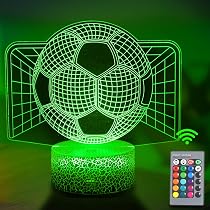 Nice Dream Luce Notturna Unicorno per Bambini, Regali Unicorno per Ragazze, Telecomando 16 Cambia Colore Dimmerabile, Lampada da Illusione 3D a Luce