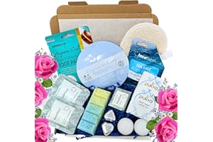 PAMPER ISLAND HOME SPA Relaxation Gift for Women, Self Care Pamper Hamper, Bath Present, Relaxing Mum Gift Set, Birthday Gift for Her, Pamper Gift for Women, Bath Set for Relaxation Spa Day at Home, Letterbox Gift