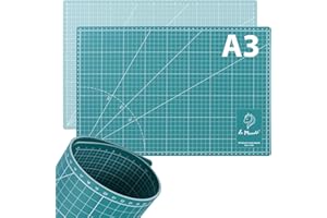 La Manuli Tappetino Da Taglio Autoguarigione A3 (45x30 cm) 5 Strati Cutting mat Per Patchwork, Cucito e Artigianato, Sottomano per scrivania, Base per tavolo da lavoro - Centimetri