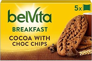 Belvita Cocoa Choc Chips Breakfast Biscuits 225 g, Pack of 10