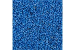 DEKOMARKET Granulés décoratifs de 2 à 3 mm, petites pierres décoratives, 0,5 kg (bleu)