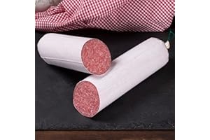 ‎PIKANTEN WURSTBARON® - Salami Mailänder Art 1,2 Kg - pikante Würzung - mittelgrob zerkleinert
