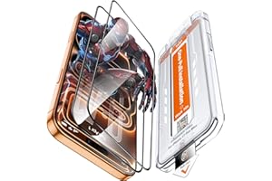 LK 2 Pack for iPhone 17 Pro Max/iPhone 16 Pro Max Screen Protector, HD Clear Tempered Glass Film, No Bubbles No Dust Anti-Scratch, 9H+ Hardness, Military Grade Shatterproof, 1-Second Auto-Install