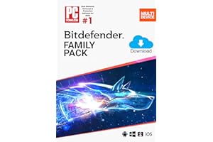 Bitdefender Total Security Family Pack 2023 | 1 Year Subscription | PC/Mac | Activation Code by email