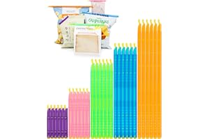 ZFKJERS 30Pcs Bag Sealer Sticks, 5 Different Color and Size Magic Bag Sealing Sticks, Fresh-Keeping Sealing Rod for Food Bag, Moisture-Proof and Reusable